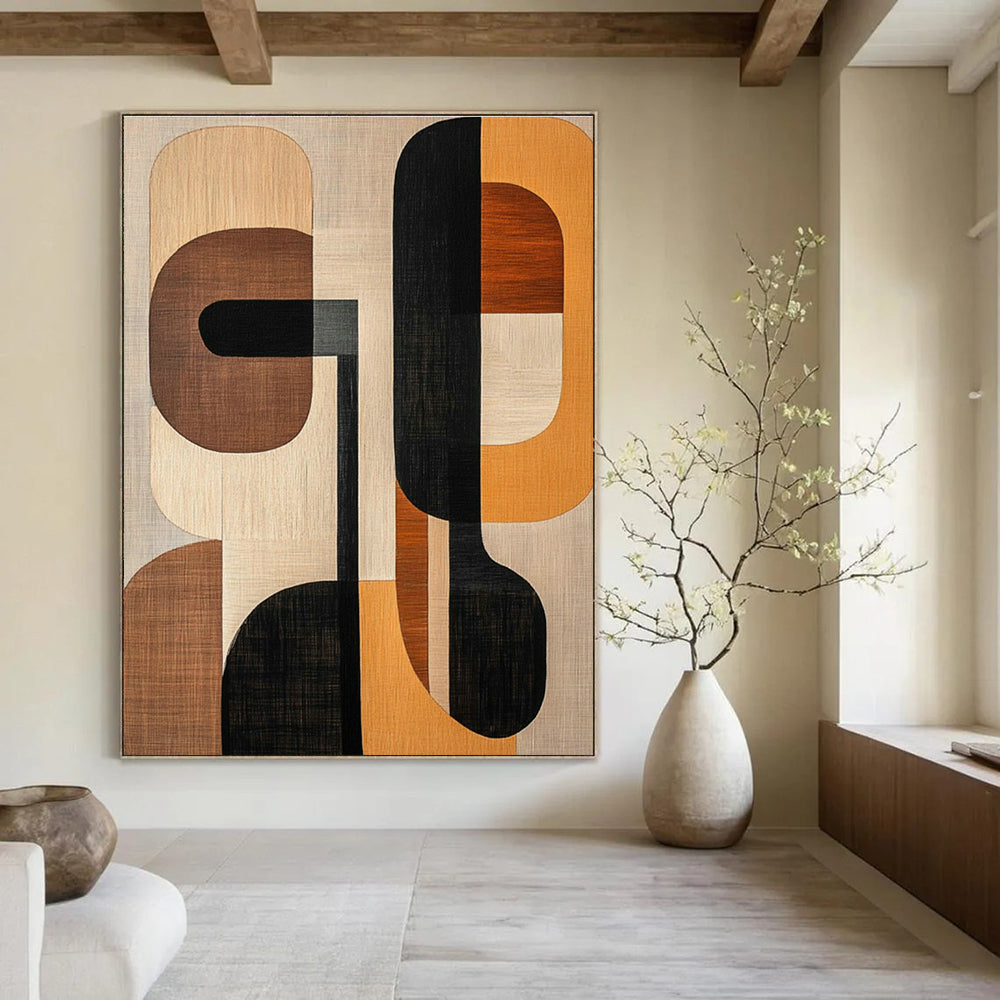 Immense Custom - Made Abstract Mural for Cottage Dining Room & Bedroom DLZ1249
