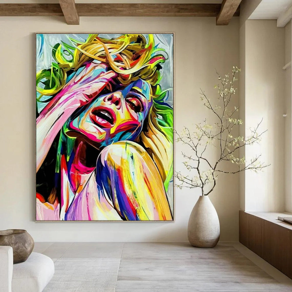 Handcrafted Abstract Wall Art for Cottage Bedroom & Entryway DLZ2338