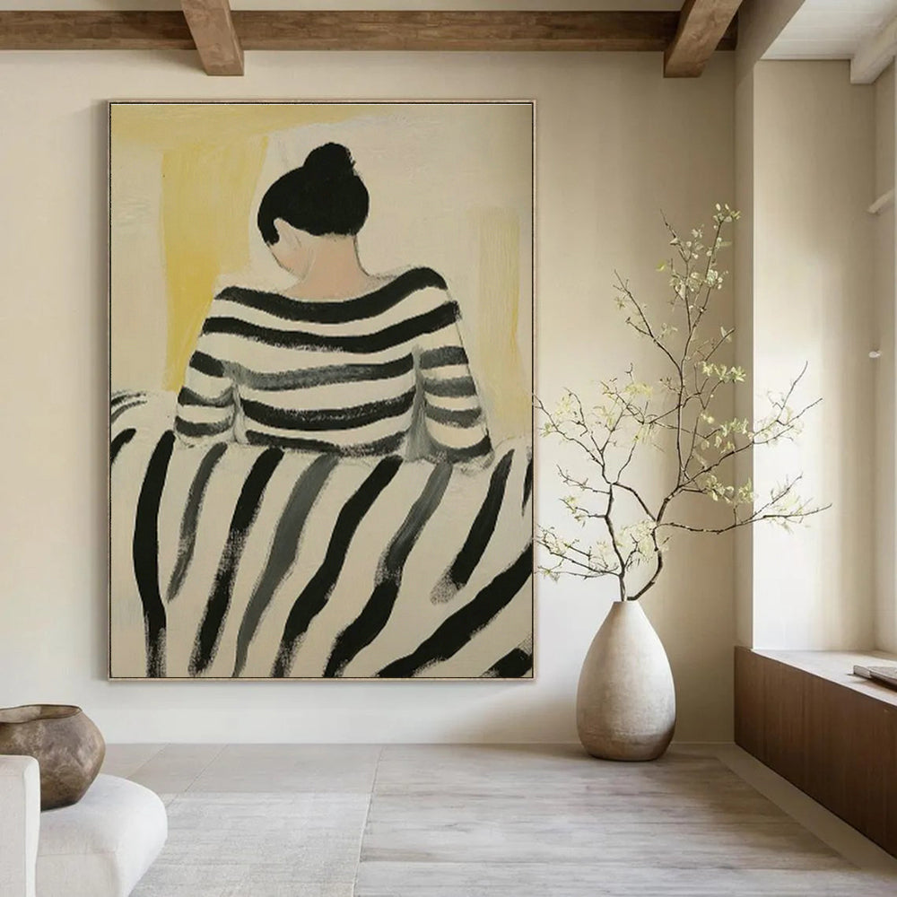 Extra - Large Custom Abstract Canvases for Dining Room Sideboards & Office Supply Closets DLZ0693