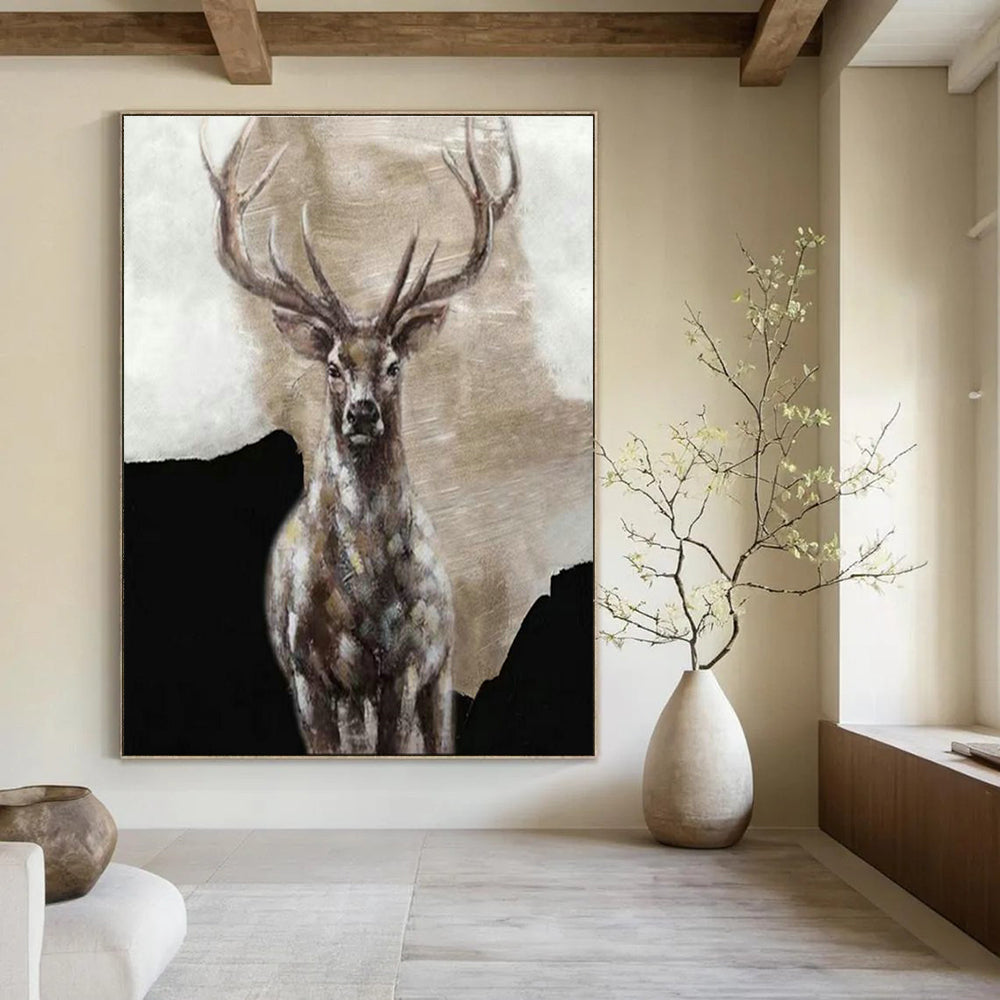 Massive Custom - Fit Handmade Abstract Canvas for Living Room and Bedroom DLZ2162