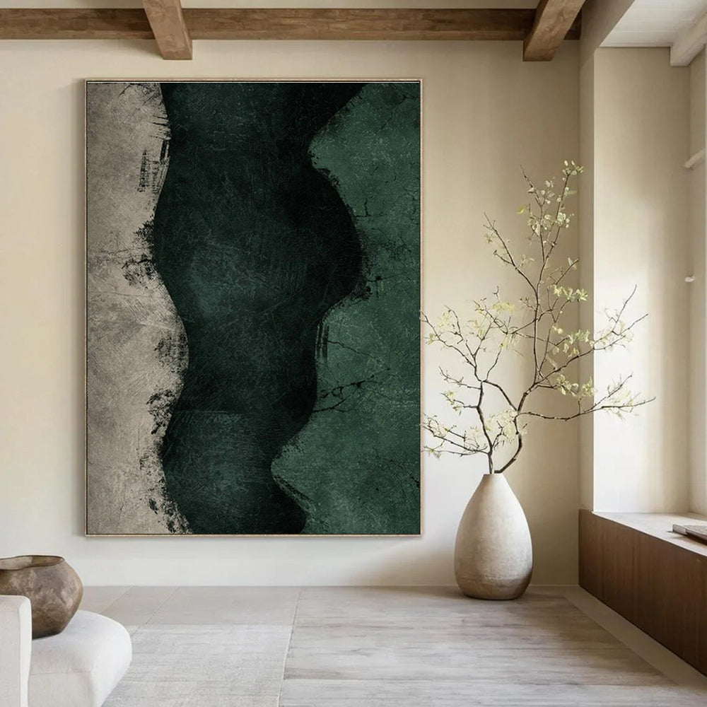 Custom - Composed Handmade Abstract Art for Cottage Office & Hallway DLZ1378