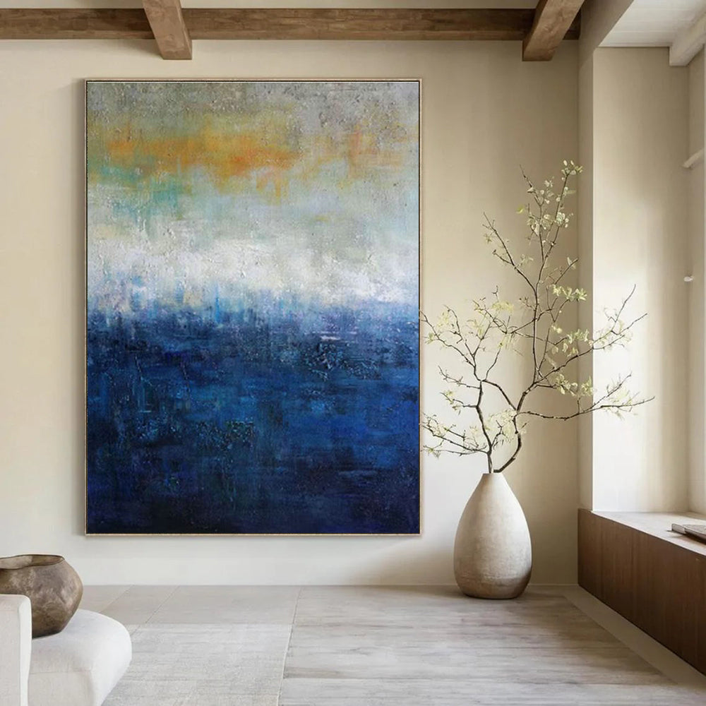 Massive Custom - Sized Abstract Artwork for Living Room & Dining Room DLZ2259