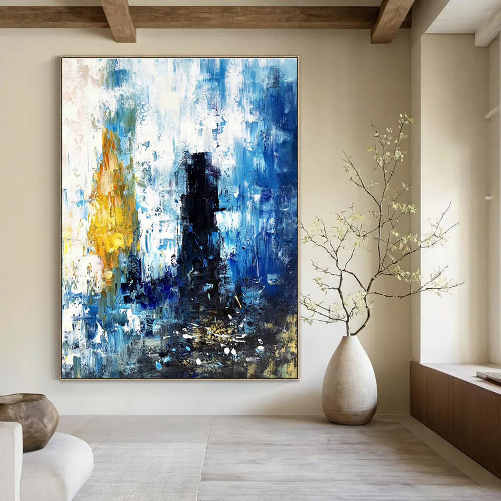 Extra - Vast Hand - Painted Abstract Canvases for Living Room & Entryway Foyers DLZ0573