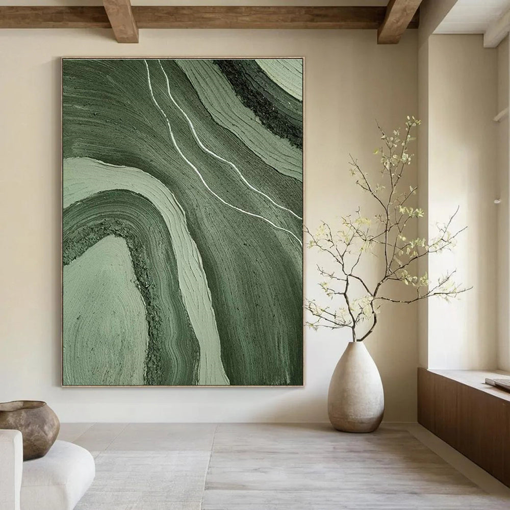 Tremendous Custom-Built Hand Painted Abstract Artwork for Dining Room & Hallway DLZ2184
