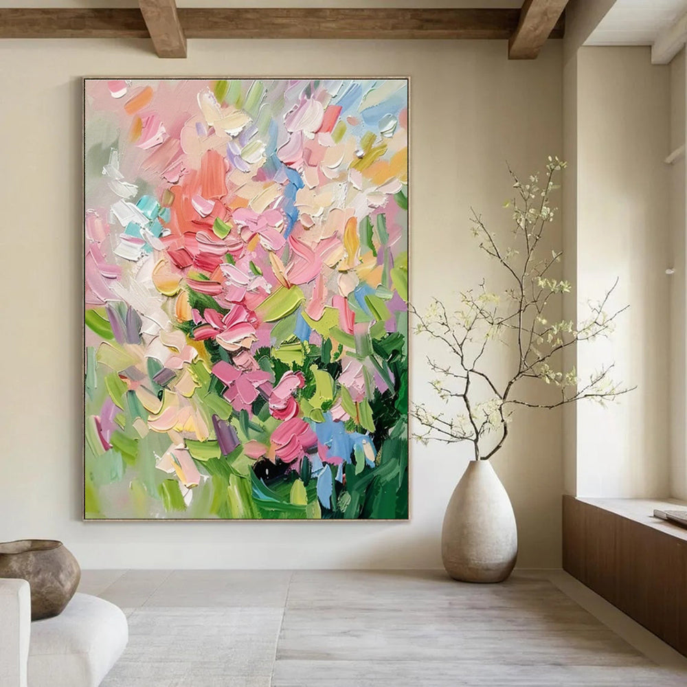 Handmade Extra - Large Abstract Wall Art Installation for Cottage Living Room & Office DLZ1410