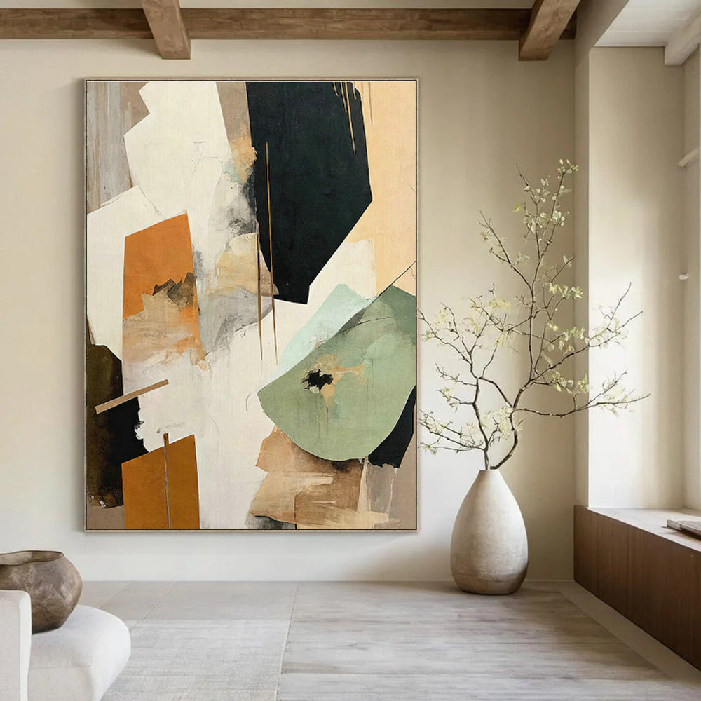 Hand-Crafted Abstract Wall Decor for Cottage Bedroom and Cottage Dining Room DLZ1636
