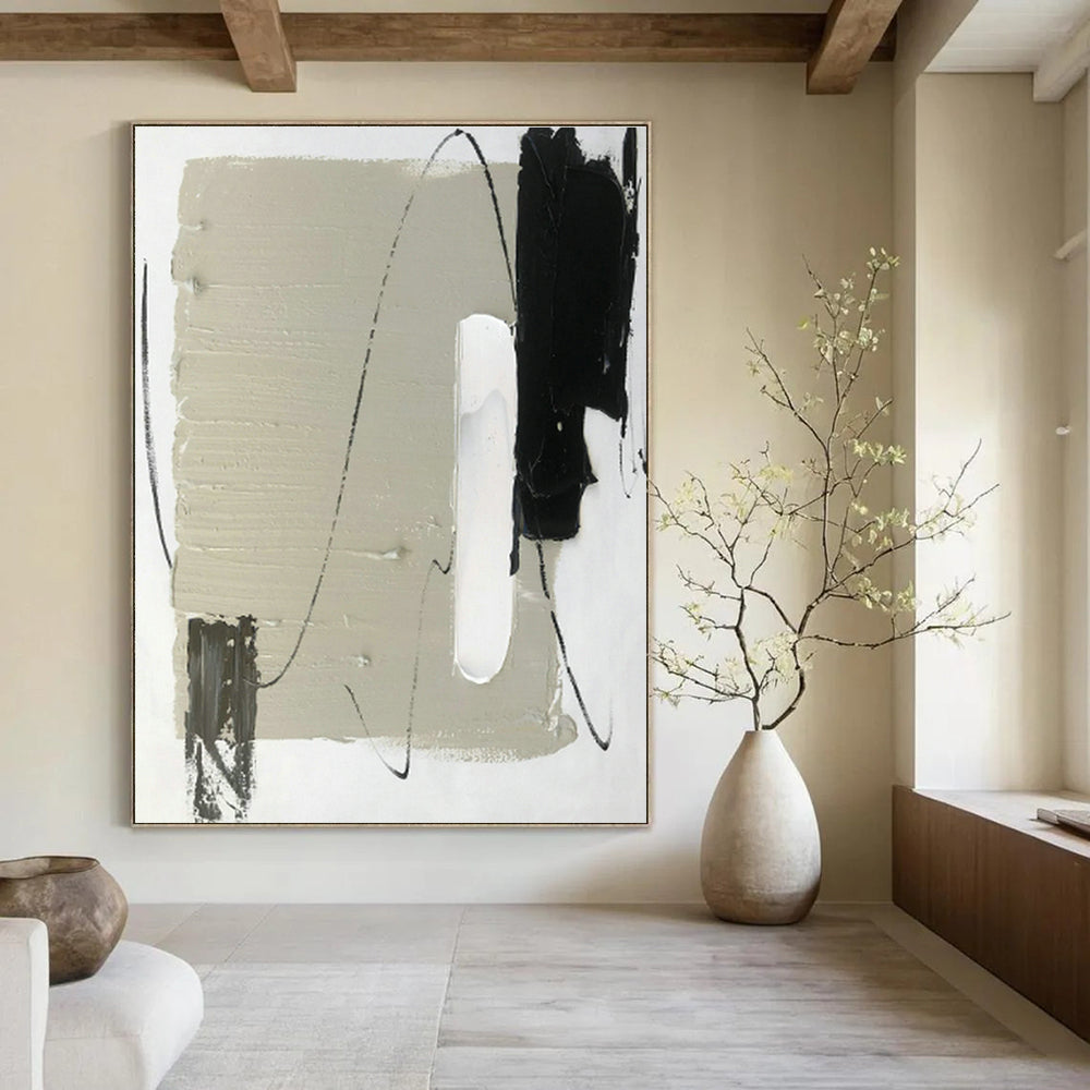 Custom Abstract Paintings for Cottage Office Lofts & Bedroom Canopy Beds DLZ0812