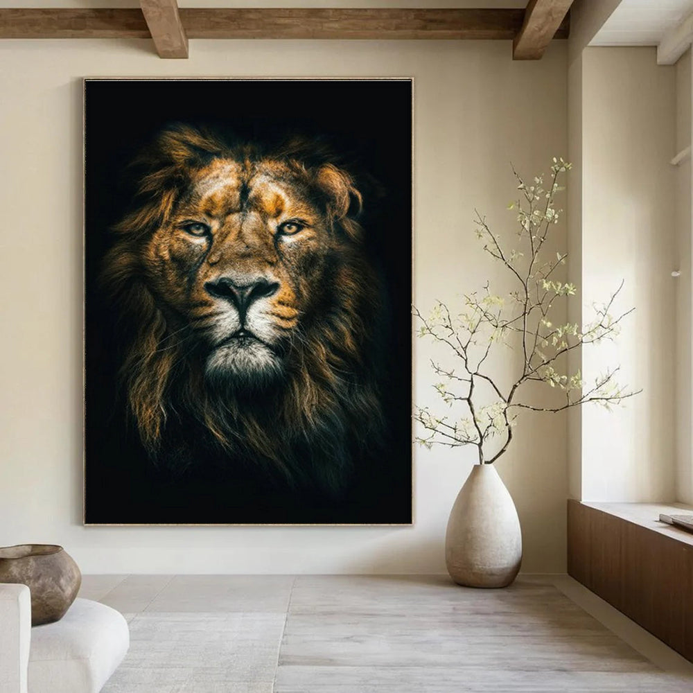 Oversized Custom Hand-Painted Abstract Art for Cottage Living Room & Office DLZ2318