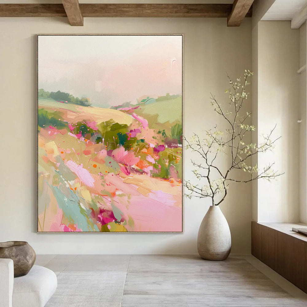 Oversized Abstract Paintings for Dining Room and Cottage Entryway DLZ0652