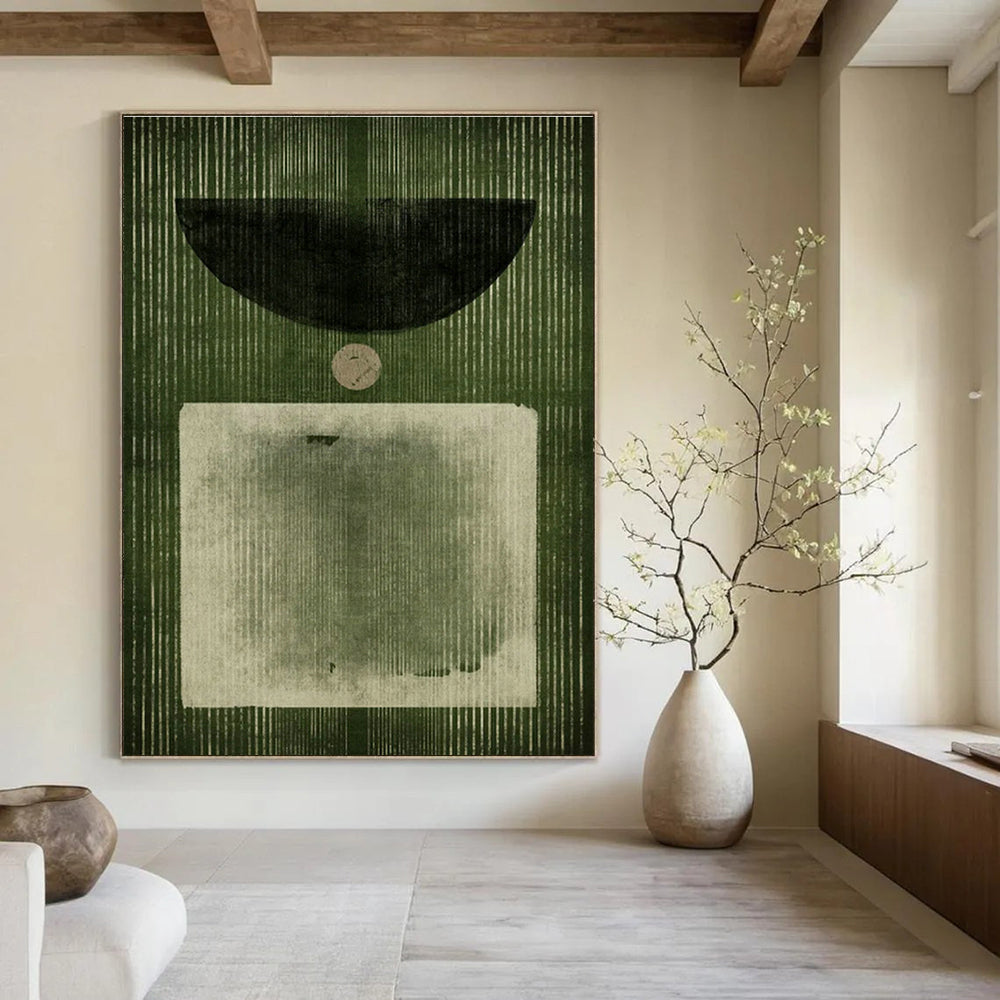 Hand - Painted Abstract Wall Murals for Bedroom & Entryway DLZ1385