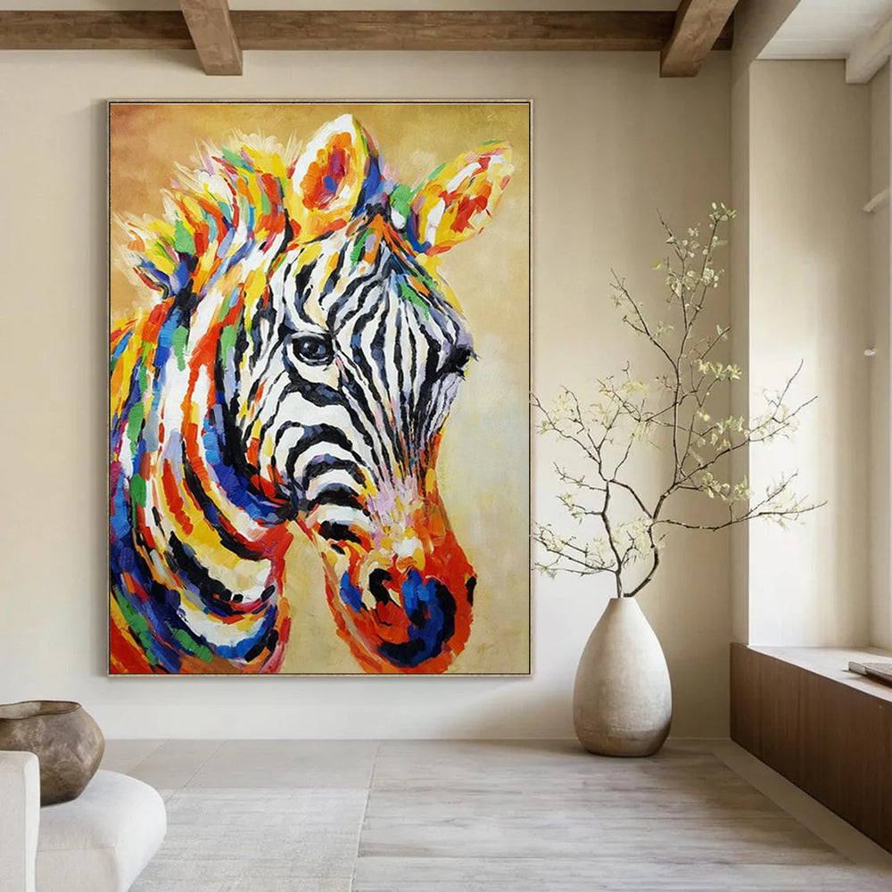 Big Custom - Built Handmade Abstract Canvas for Office and Hallway DLZ2142