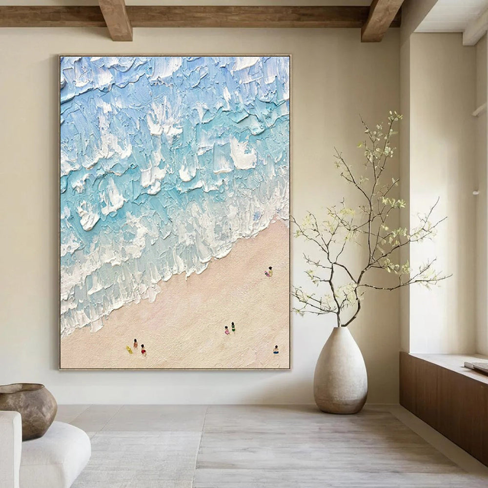 Big Handmade Abstract Canvas for Office & Cottages DLZ2033