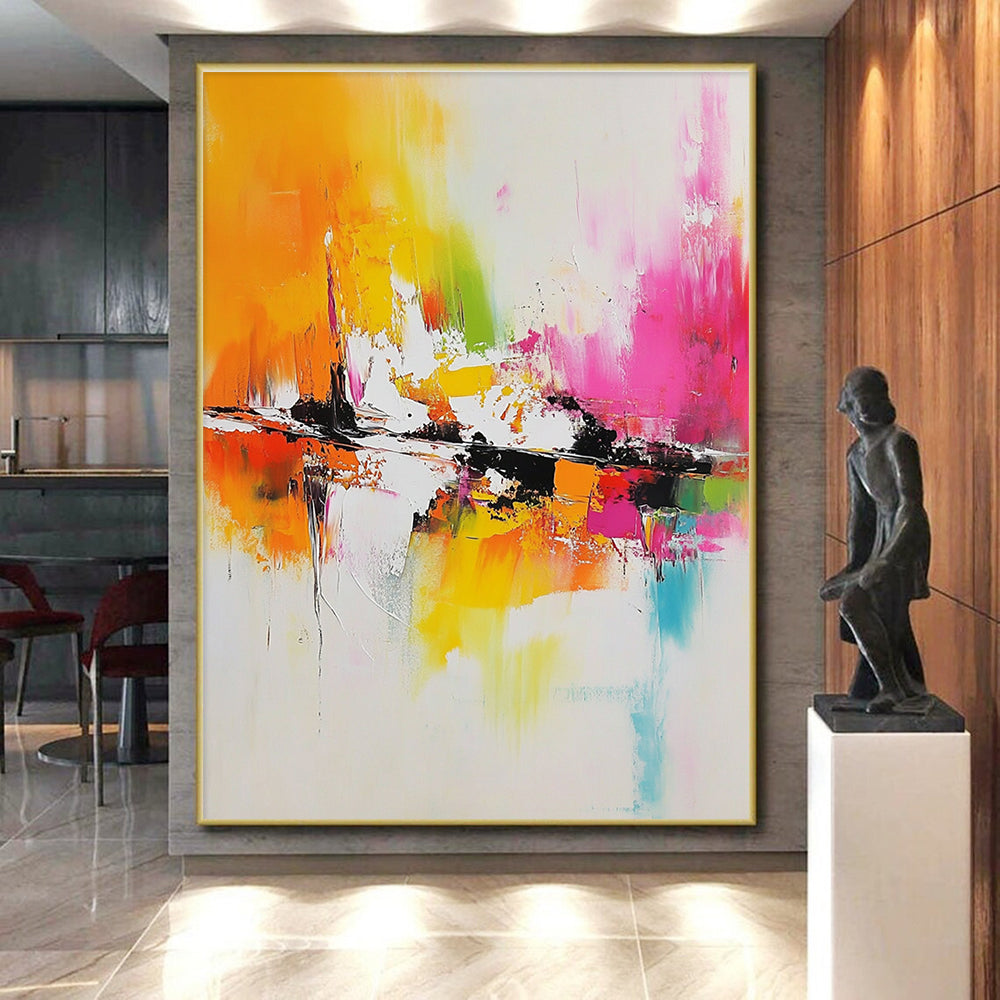 Colorful Abstract Painting with Vibrant Hues GER712