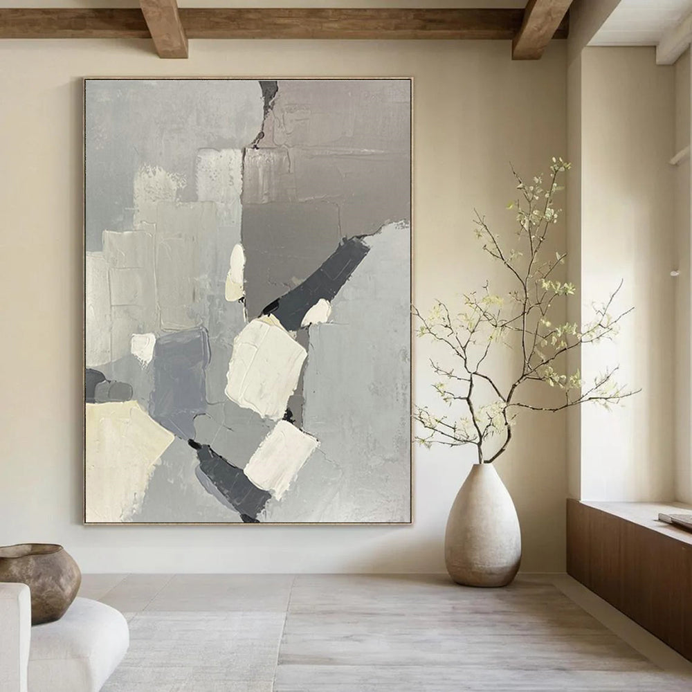 Handmade Abstract Painting for Entryway & Dining Room DLZ2286