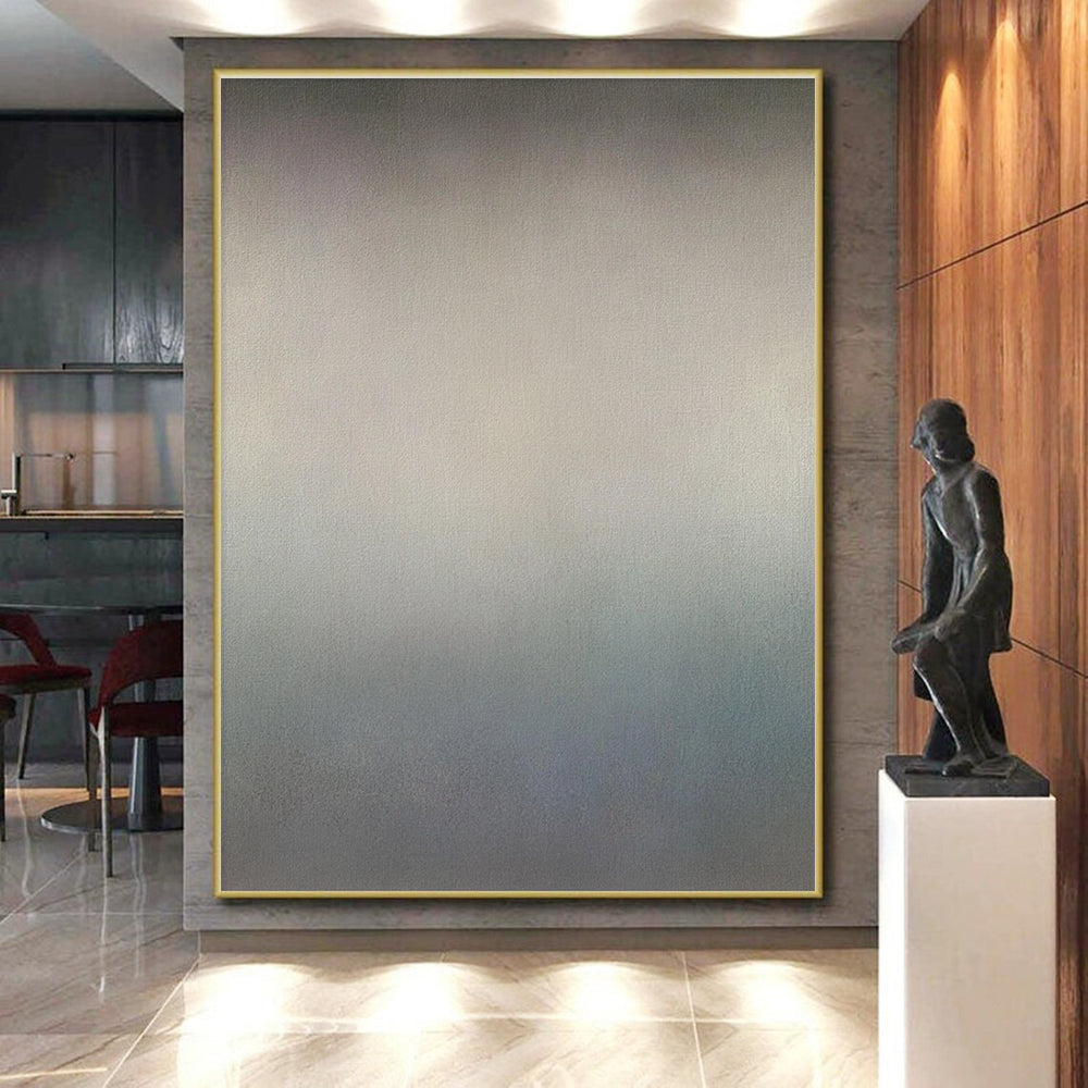 Gradient Gray Minimalist Abstract Painting GER283