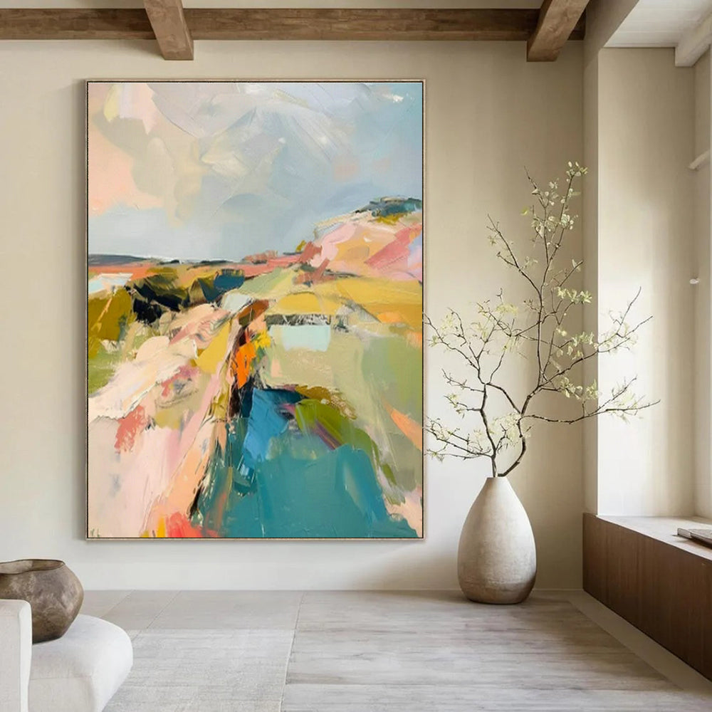 Hand-Crafted Abstract Decor for Bedroom and Cottage Hallway DLZ1581