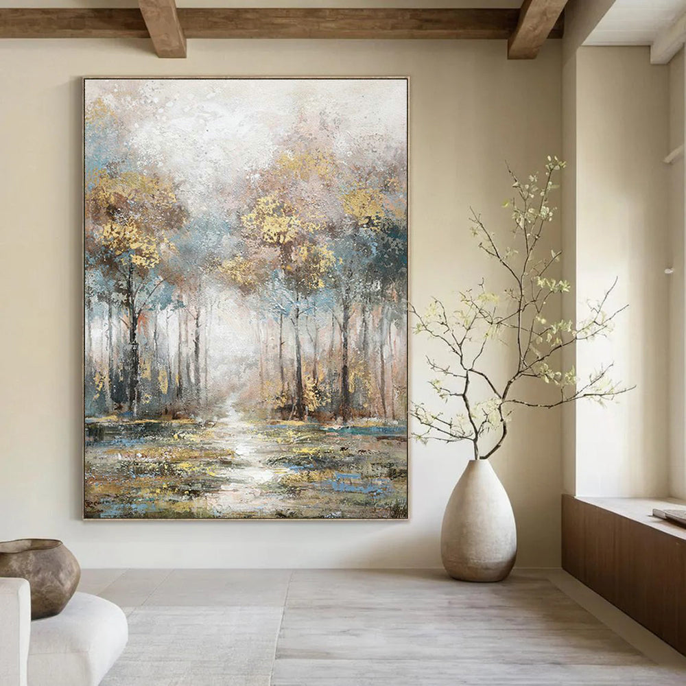 Humongous Made - to - Design Handmade Abstract Painting for Living Room & Office DLZ2133