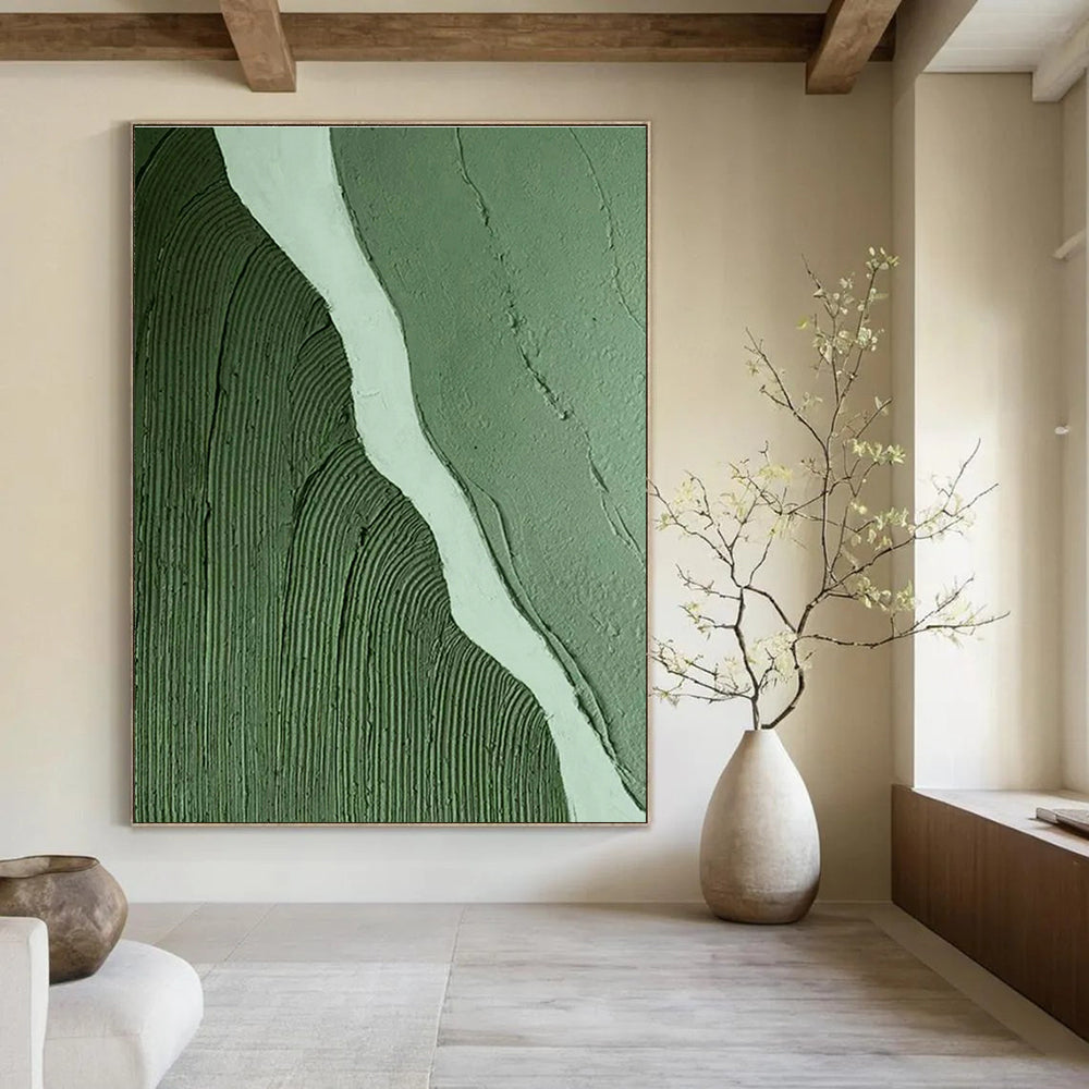 Original Handmade Abstract Painting for Dining Room and Entryway DLZ1495