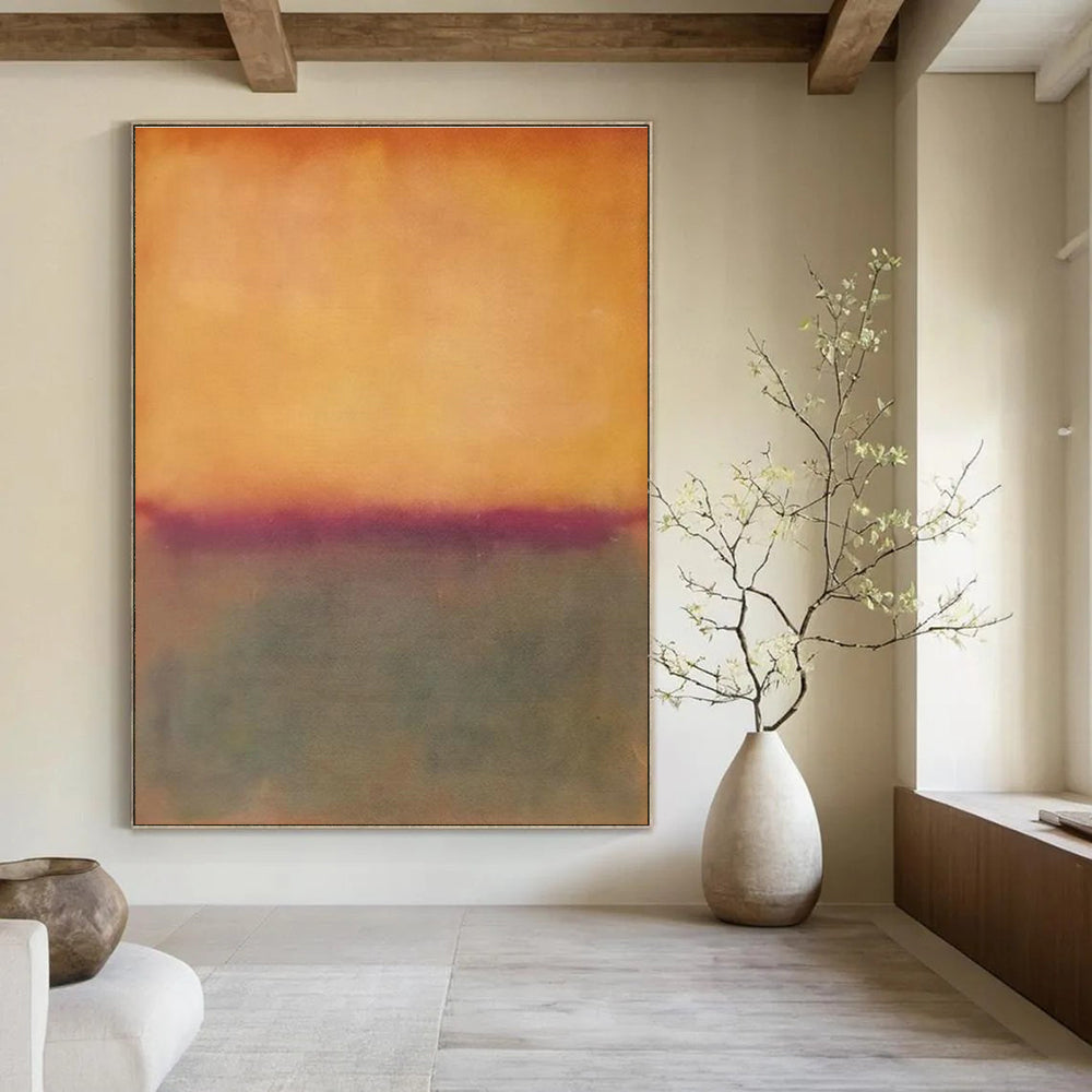 Large Hand-Painted Abstract Canvas for Bedroom & Dining Room DLZ2302