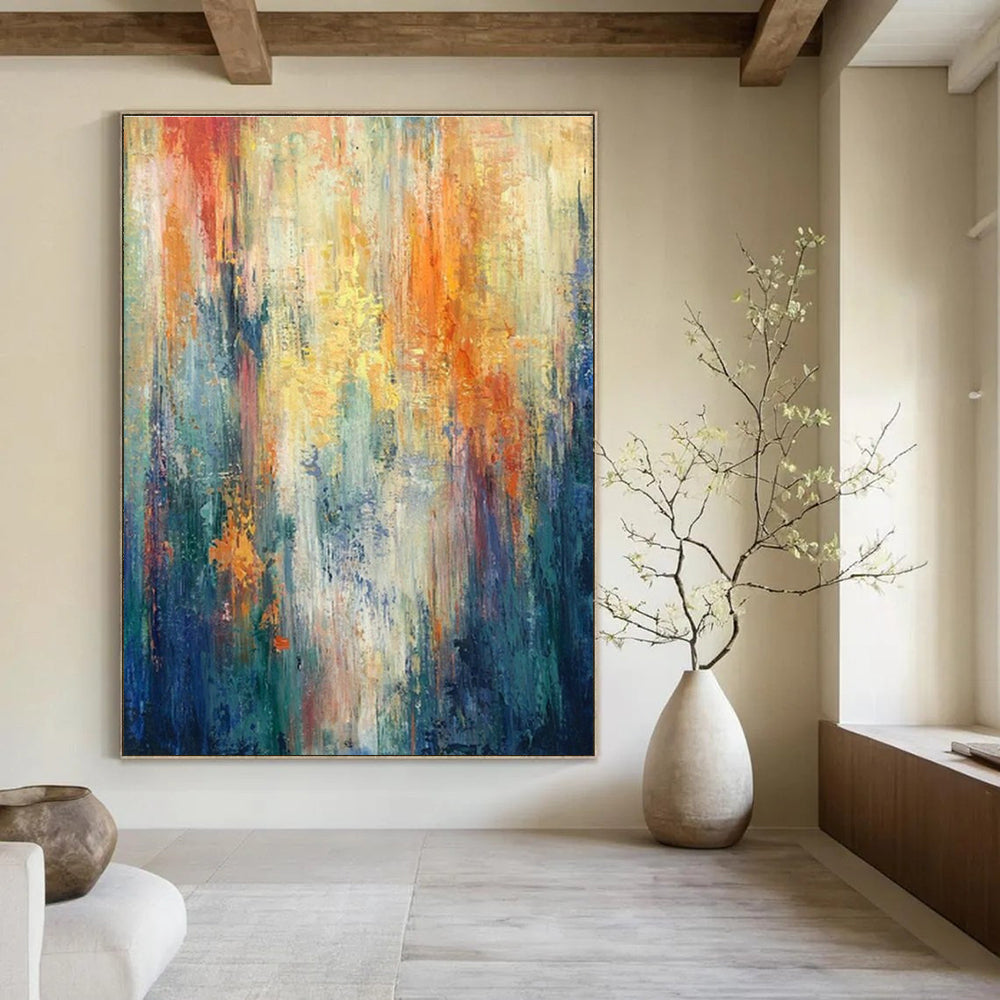 Abstract Hand - Painted Art for Entryway and Hallway DLZ0632