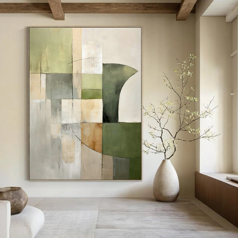 Grand - Sized Hand - Painted Abstract Murals for Bedroom Walk - in Showers & Office Pantries DLZ0595