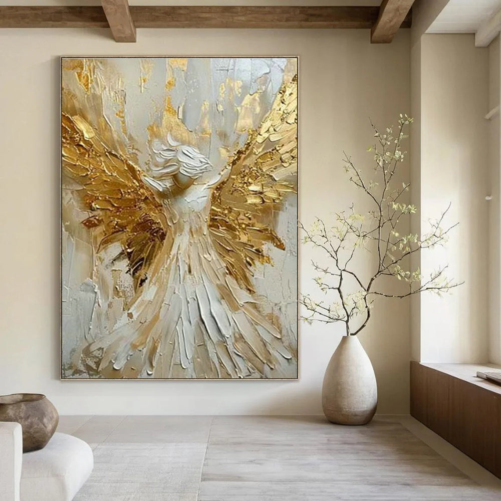 Handmade Abstract Wall Art for Cottage Living Room and Dining Room DLZ1549