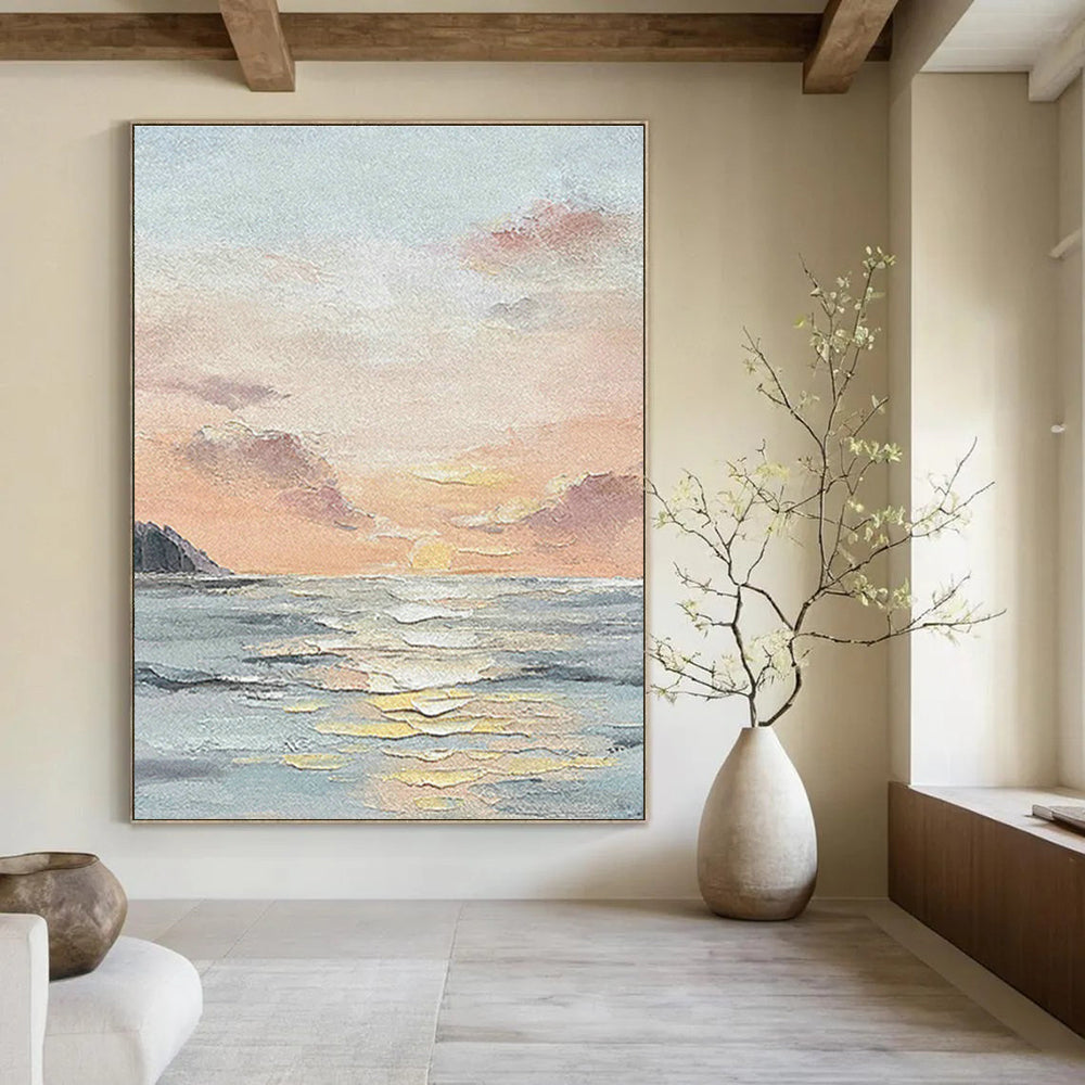 Vastly Sized Custom Abstract Wall Hanging for Dining Room & Entryway DLZ1151