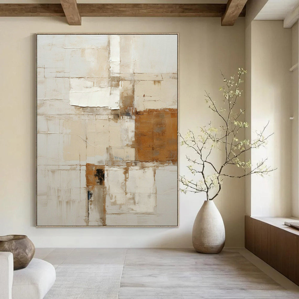 Hand - Painted Grand Abstract Creation for Hallway & Entryway DLZ1324