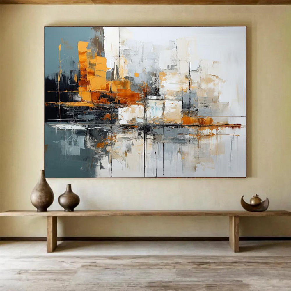 Urban Abstract Landscape Abstract Painting THY002