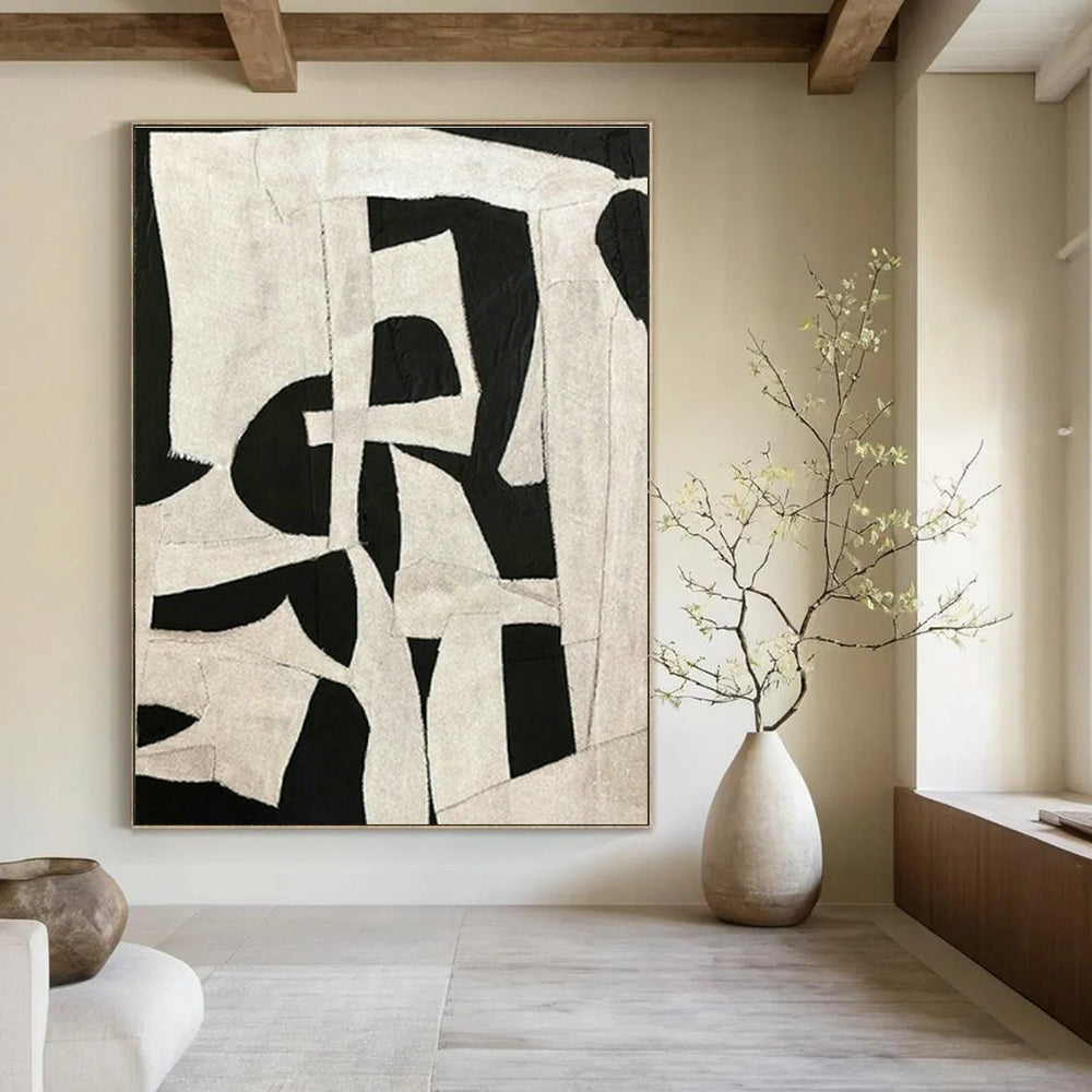 Oversized Custom Abstract Canvas for Dining Room & Cottage Bedroom DLZ1144