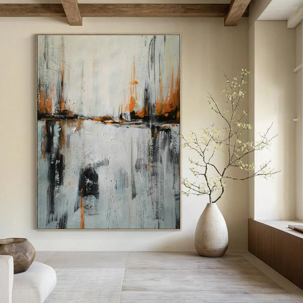 Extra - Vast Custom Hand - Painted Abstracts for Cottage Bedroom & Hallway DLZ0562