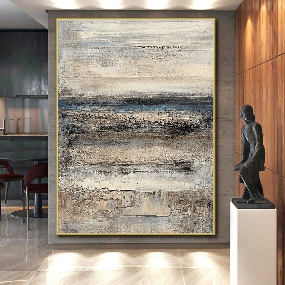 Layered Neutral Abstract with Subtle Color Variations GER285
