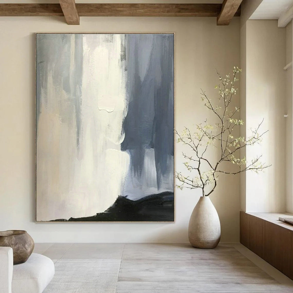 Unique Hand-Painted Abstract Canvas for Hallway and Living Room DLZ1455