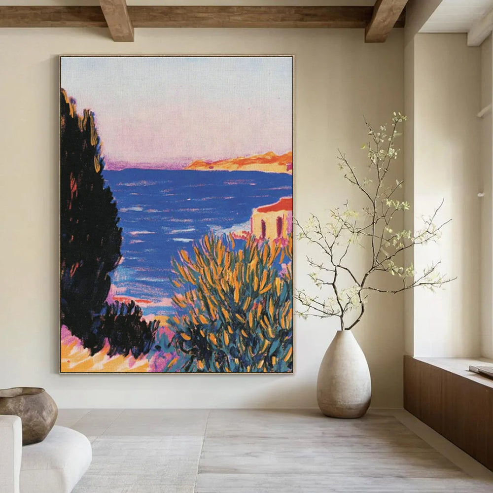 Original Handmade Abstract Painting for Dining Room Fruit Basket Wall & Entryway Mail Sorter Tray Wall DLZ1765