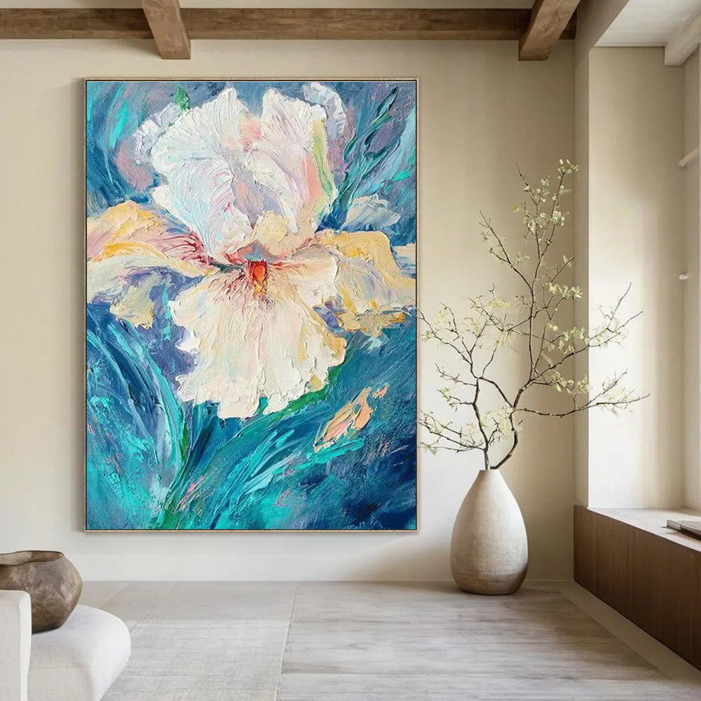 Oversized Hand-Painted Abstract Artwork, the Source of Inspiration for Office and Corridor DLZ0949