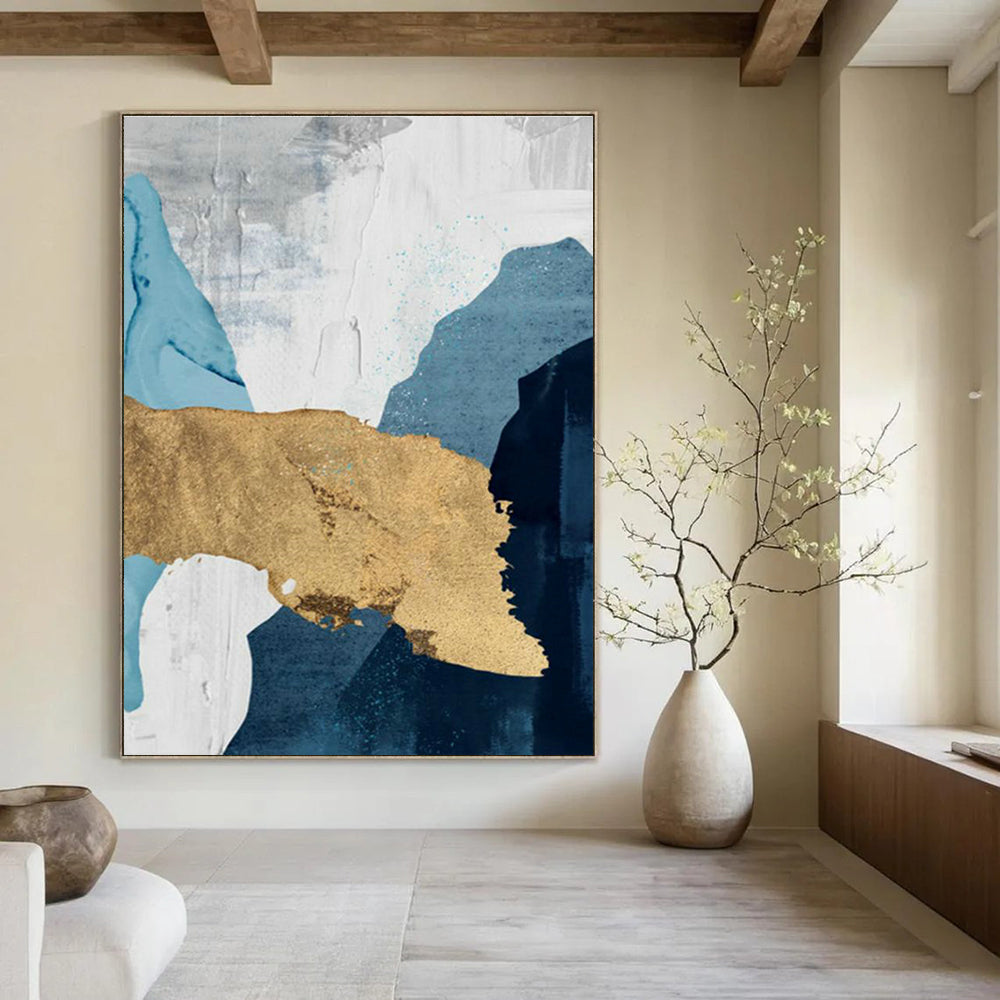 Stupendous Custom - Designed Handmade Abstract Canvas for Office & Bedroom DLZ2227