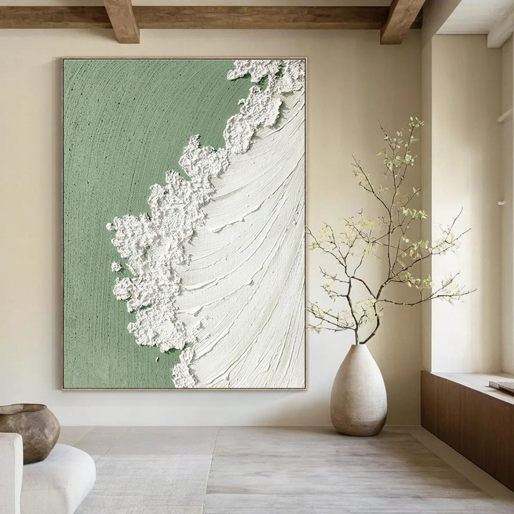 Colossal Extent Custom-Formulated Handmade Abstract Painting for Dining Room & Hallway DLZ2202