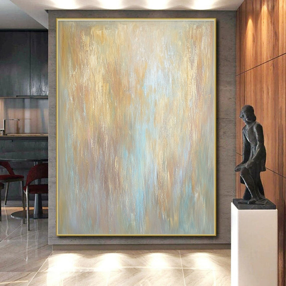 Soft Color Gradient Abstract Painting with Gentle Hues GER764