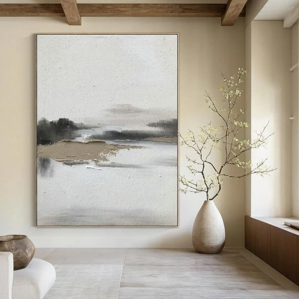Custom Abstract Canvas for Bedroom Reading Nook & Office Pantry DLZ2372