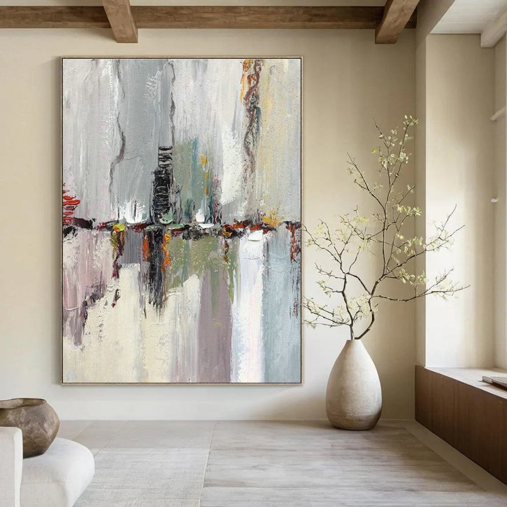 Tremendous - Sized Custom Abstract Art for Dining Room Buffet Tables & Office Mail Rooms DLZ0624
