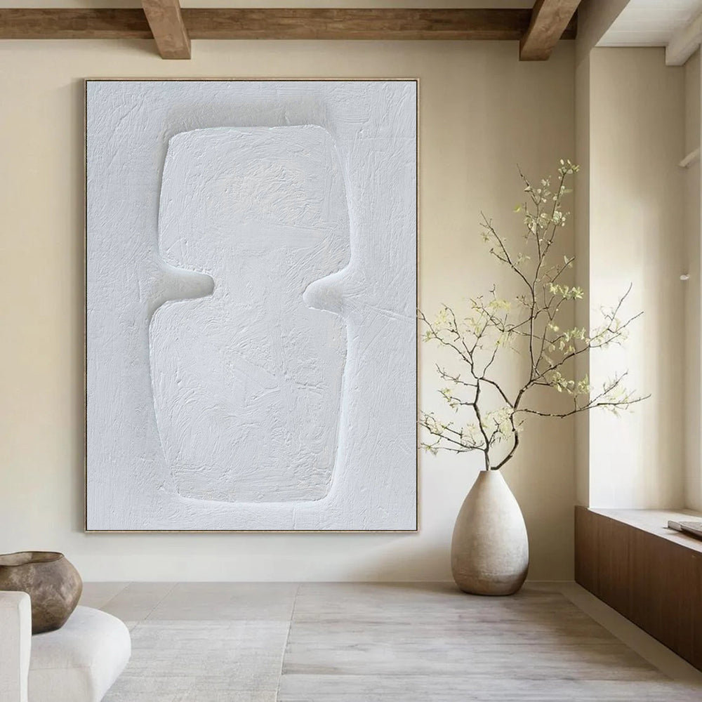 Oversized Custom Handmade Abstract Wall Art for Office Printer Room and Dining Room Sideboard Area DLZ1891