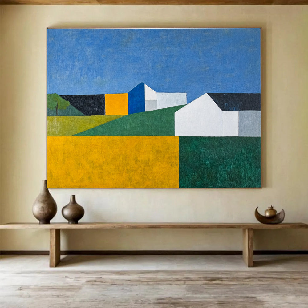 Colorful Rural Landscape Abstract Painting DYP102