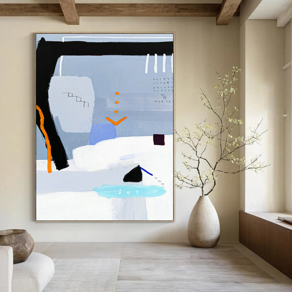 Enormous - Scale Custom-Made Abstract Artwork for Office & Bedroom DLZ1104