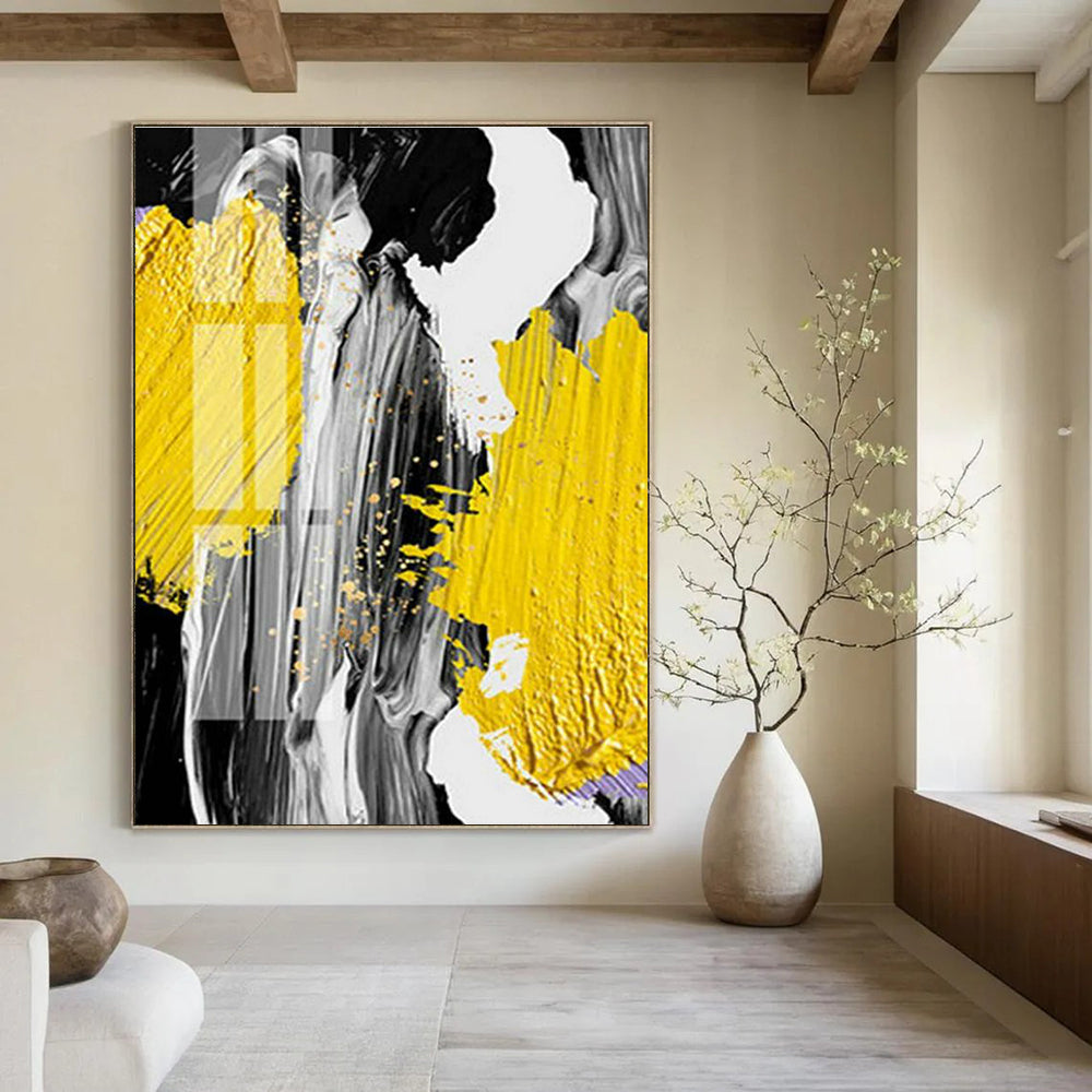Vast Custom - Sized Hand Painted Abstract Wall Art for Living Room & Bedroom DLZ2226
