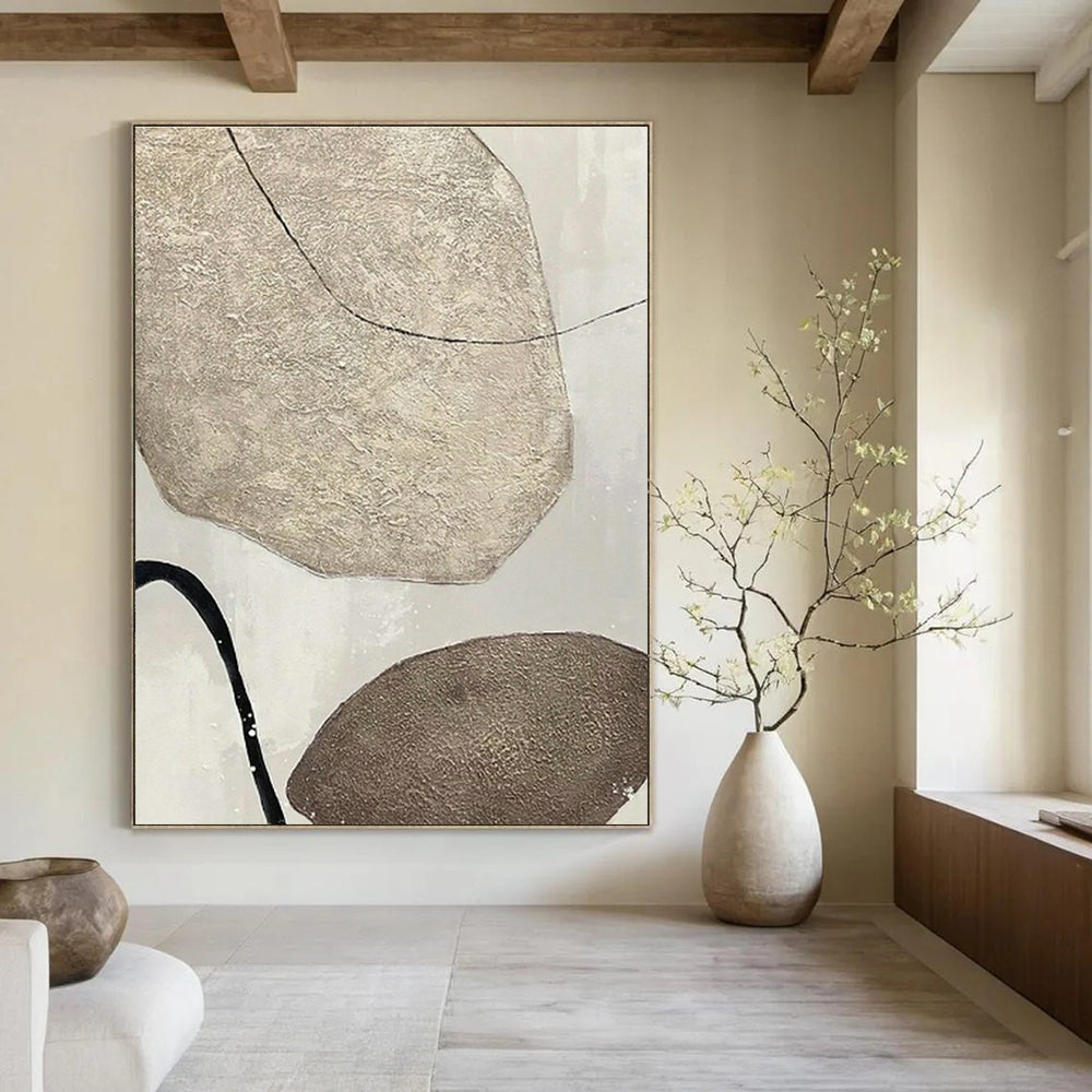 Oversized Custom Abstract Painting for Office & Entryway DLZ1328