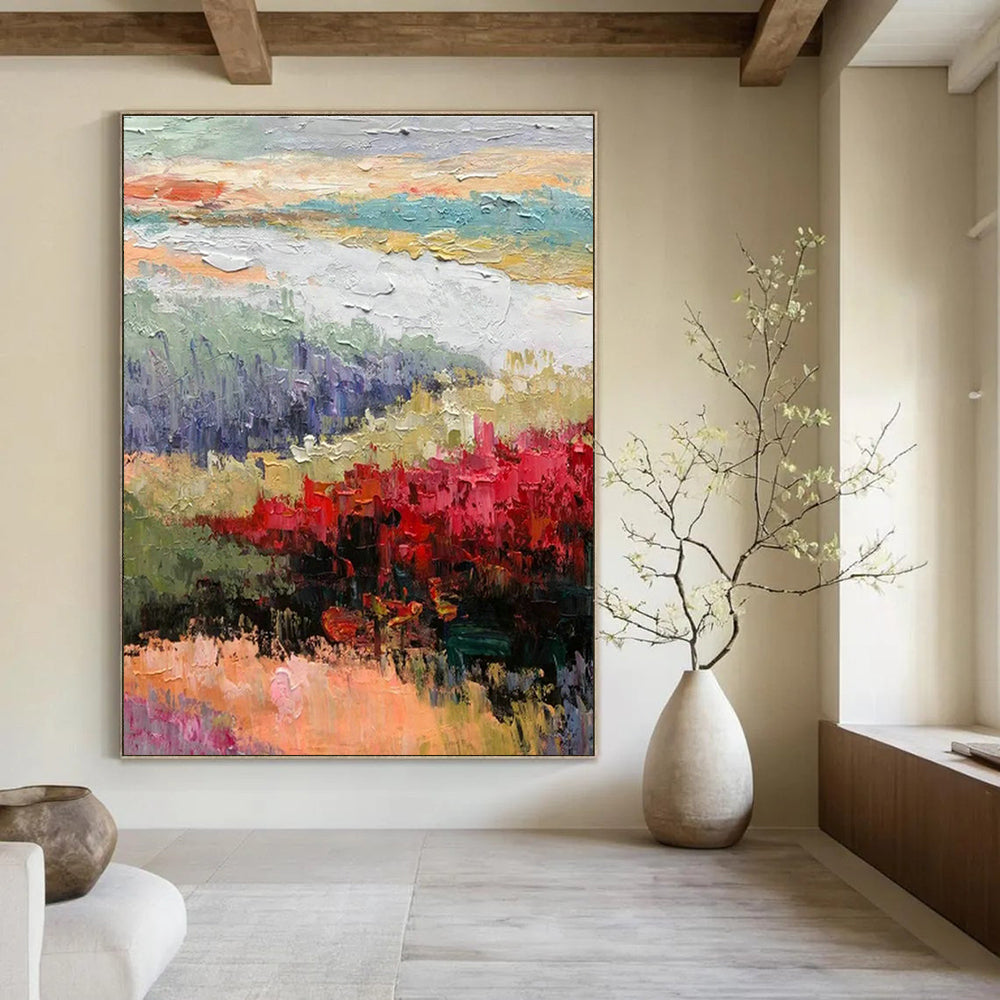 Handmade Oversized Abstract Painting for Office & Hallway DLZ1280