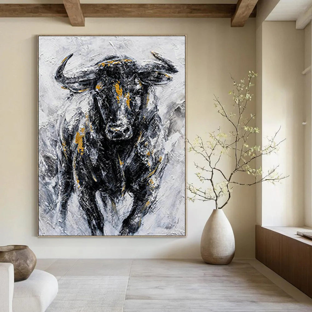 XX - Large Personalized Hand Painted Abstract Wall Decor for Living Room and Dining Room DLZ2155