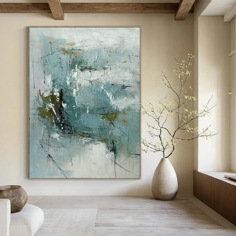 Hand - Painted Custom Abstract Paintings for Bedroom & Dining Room DLZ0558