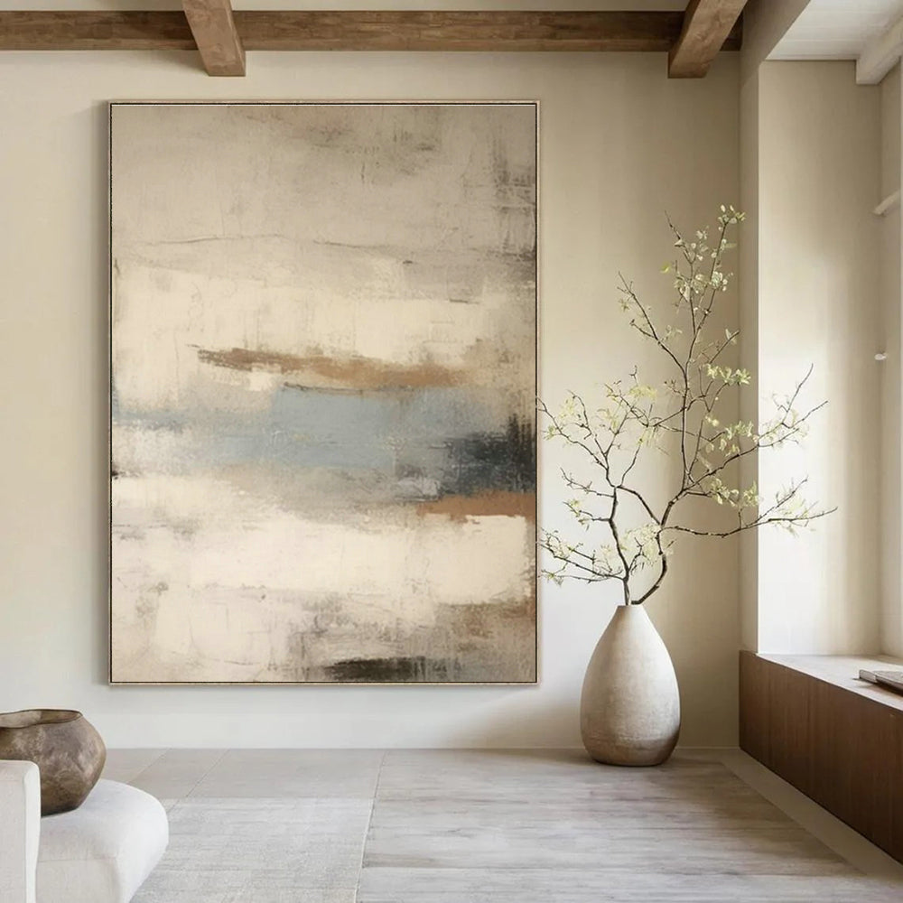 Original Handmade Abstract Canvas for Bedroom and Cottage Hallway DLZ1575