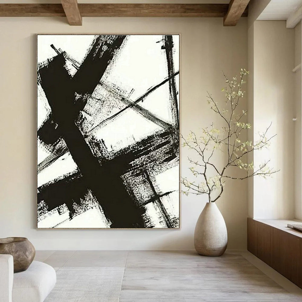 Large Custom Handmade Abstract Canvas for Office and Cottage Bedroom DLZ1592